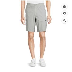 George Men’s 10” Light Gray Cargo Shorts